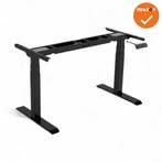 Los onderstel - Deluxe - Zit-Sta - Elektrisch - Zwart, Huis en Inrichting, Bureaus, Ophalen of Verzenden, Nieuw