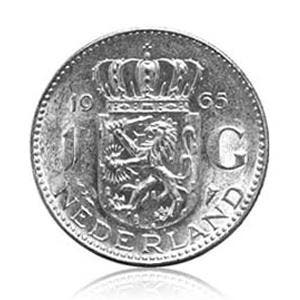 Nederlandse zilveren Juliana Gulden, Verzenden, Koningin Juliana, Losse munt, Zilver