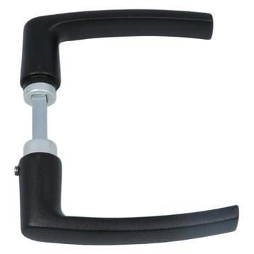 Ami deurklink Blokmodel aluminium zwart, Verzenden, Nieuw