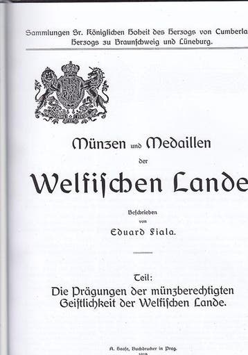 1919 Braunschweig Fiala, Eduard (Literatuur,Boeken-Algemeen), Boeken, Verzenden, Nieuw