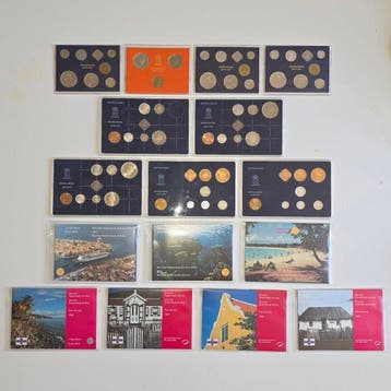 Nederlandse Antillen. FDC jaarsets 1979 t/m 1997 compleet 16