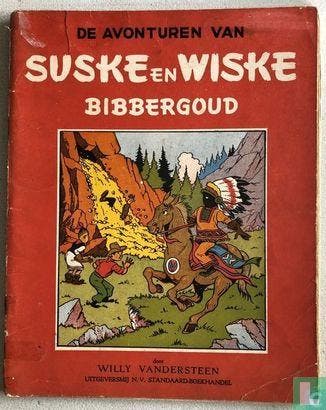 Suske en Wiske - Bibbergoud - 1950, Eén stripboek, Verzenden, Gelezen, Vandersteen, Willy.