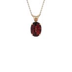 Gouden vintage hanger met mystieke topaas 14 kt, Ophalen of Verzenden, Nieuw