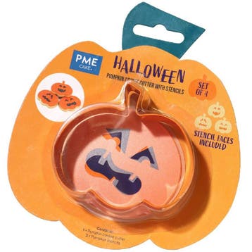 PME Uitsteker & Sjablonen Halloween Pompoen 8x7,6cm, Hobby en Vrije tijd, Taarten en Cupcakes maken, Verzenden, Nieuw