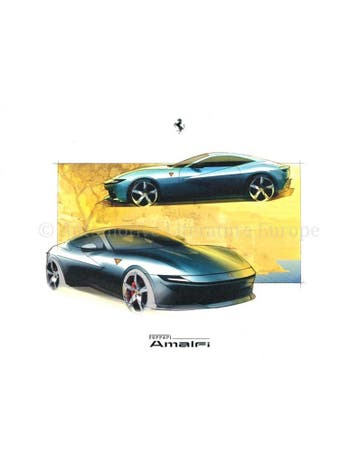 2025 FERRARI AMALFI LITHOGRAFIE, Boeken, Auto's | Folders en Tijdschriften, Nieuw, Ferrari, Author