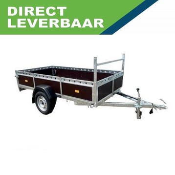 VDM Enkelas bakwagen 258x130 750Kg, Ophalen, Nieuw