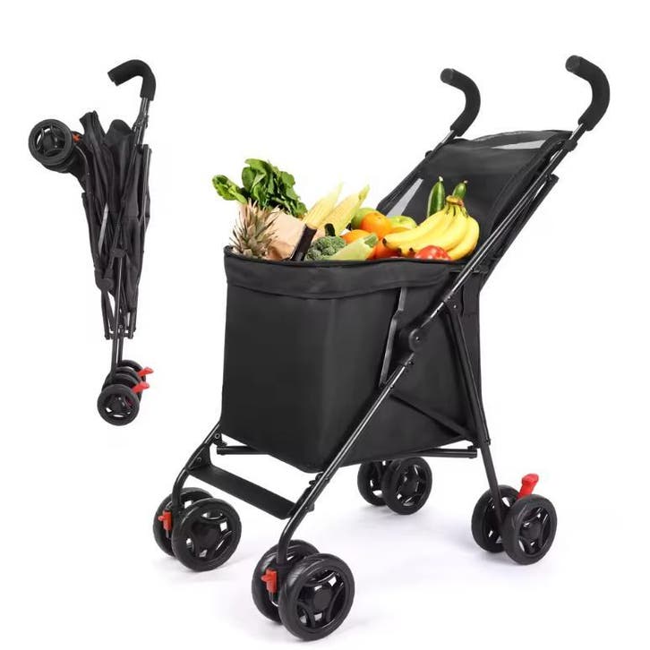 Opvouwbare Boodschappentrolley Lichtgewicht en Draagbaar, Kinderen en Baby's, Kinderwagens en Combinaties, Nieuw, Verzenden