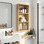 vidaXL Badkamer wandkast Ambachtelijk eiken 30 x 10 x 60,5, Verzenden, Nieuw