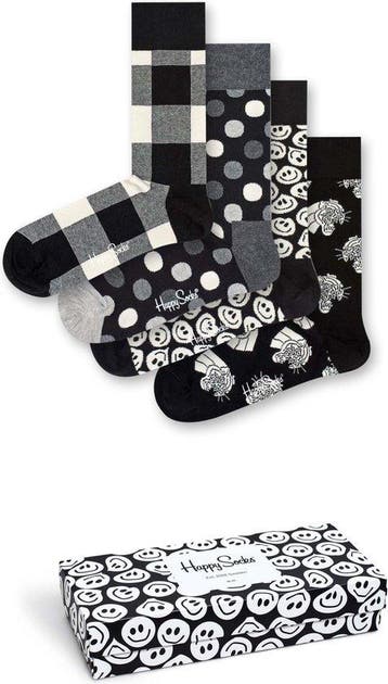 Happy Socks Black & white giftbox - Maat 41-46, Verzenden, Nieuw