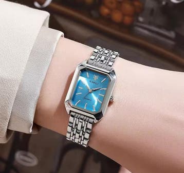 Luxe Dames Horloge Vierkant – Quartz met Stalen Band, Verzenden, Nieuw