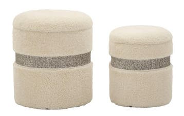 BLADERDEEG MET OPBERGRUIMTE SAINT-MORITZ CRÈMESET 2 STUKS CM, Ophalen of Verzenden, Nieuw