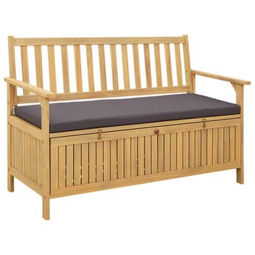 vidaXL Opslagbank 2 -Seater 120 x 63 x 84 cm Rechthoekig, Tuin en Terras, Verzenden, Nieuw