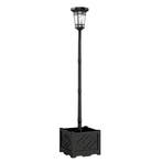 Zonnelantaarn Staande Lamp Met Bloempot 195cm Buiten Tuinlan, Verzenden, Nieuw