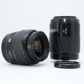 Minolta AF 70-210mm + AF ZOOM Xi 28-80mm 1:4-5.6 Cameralens, Nieuw