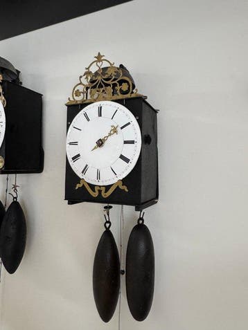 Wandklok - Staal - 1750-1800 - Vroege kleine Comtoise