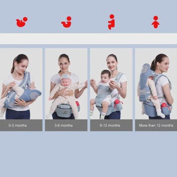 Ergonomische Baby Draagzak met Heupzitje - Multifunctioneel, Verzenden, Nieuw