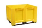 Palletbox kunststof 120x100x76cm gesloten, 3-sledes, nieuw -, Ophalen of Verzenden, Nieuw