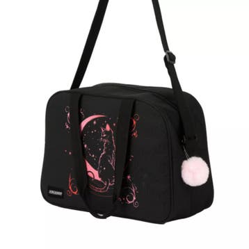 Kruzzel schooltas 13L zwart met roze kattenprint – verste., Ophalen of Verzenden, Nieuw