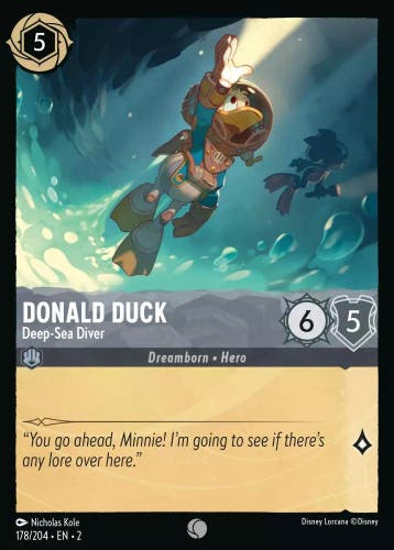 [178/204] - DONALD DUCK - Deep-Sea Diver ENG NON-FOIL [M/NM], Verzenden, Nieuw
