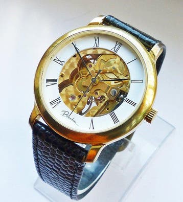 Piranha ( Synchron SA Swiss ) - Skeleton Classic 17Jewels -, Nieuw