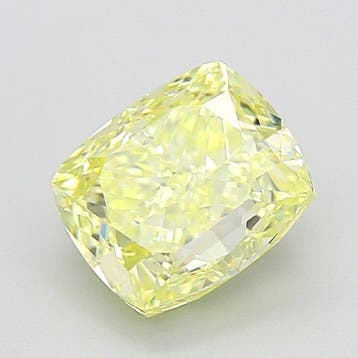 1 pcs Diamant (Natuurlijk gekleurd) - 2.01 ct - Cushion -, Nieuw