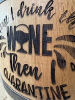 Wijnvat 225 L met eigen (bedrijfs)logo of tekst - laseren, Met kraantje, 150 liter of meer, Nieuw, Ophalen of Verzenden