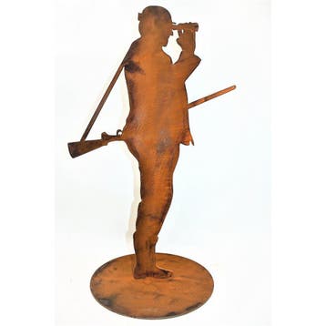 Vaderdag | Jager Fritz | Decoratief figuur van roestig, Verzenden, Nieuw
