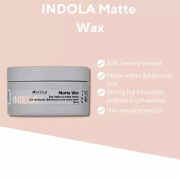 Indola Matte Wax, Verzenden, Nieuw