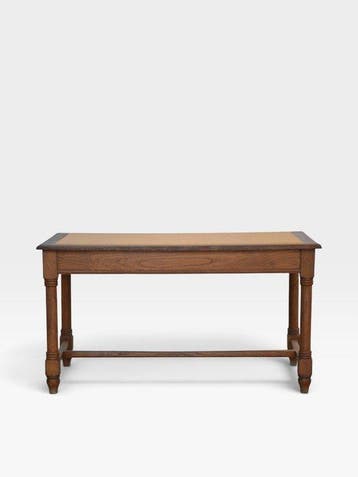 Bureau - Hout, Metaal, Ecopelle - Antieke schrijftafel