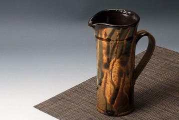 Moriyoshi Saeki - Kruik - Irabo Flowing Glaze -
