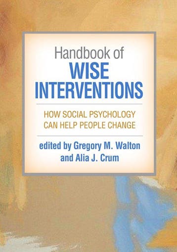 9781462551002 Handbook of Wise Interventions, Verzenden, Nieuw, Alia J. Crum