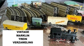 VINTAGE Marklin transformator, rails, wagons en locomotief, Ophalen of Verzenden, Analoog, Märklin, Gebruikt