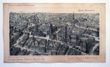 Armand Heins - De monumentale stad Gent - Jaren 1900, Antiek en Kunst