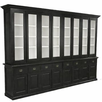 Buffetkast Dronten zwart - wit 350 x 240cm, Ophalen of Verzenden, Nieuw