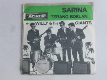 Willy & his Giants - Terang Boelan (vinyl single), Ophalen of Verzenden, Zo goed als nieuw