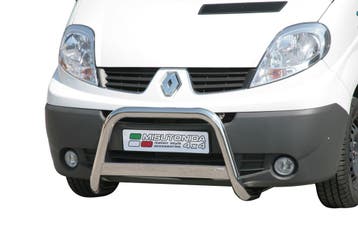 Pushbar | geschikt voor Renault | Trafic 11-14 4d bus. | rvs, Verzenden
