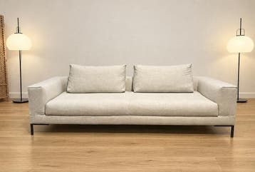 NIEUW GESTOFFEERD Design on Stock Bloq 3-Zits + GARANTIE, Huis en Inrichting, 75 tot 100 cm, Ophalen of Verzenden, Rechte bank
