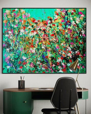 Lina Verano - What happend in my garden, Antiek en Kunst