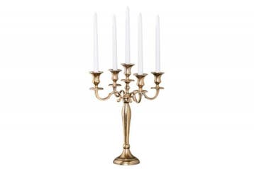 Kandelaar MODERN BAROK 40cm goud 5-armige kroonluchter, Ophalen of Verzenden, Nieuw