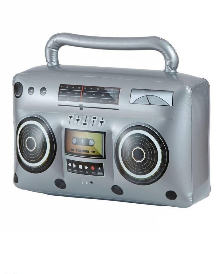 Opblaasbare Ghetto Blaster, Hobby en Vrije tijd, Feestartikelen, Nieuw, Ophalen of Verzenden