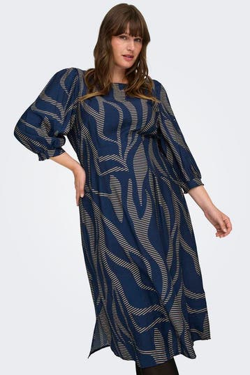 ONLY jurk met abstracte print Maat:, Kleding | Dames, Verzenden, Nieuw, Overige kleuren