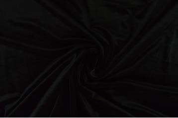 10 meter stretch fluweel - Zwart, Hobby en Vrije tijd, Stoffen en Lappen, 120 cm of meer, Zwart, Ophalen of Verzenden, Polyester