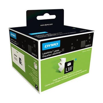 Dymo S0929110 Grote Naambadgekaartjes niet-zelfklevend (Nieu, Verzenden, Nieuw