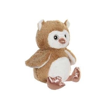 Uil knuffel bruin - zachte pluche - 23 cm - vogel, Verzenden, Nieuw