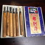 Jingoro - Snijwerk, Japanese Jingoro Carving Knife Set - 12