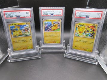 Pokémon - 3 Graded card - POKEMON JAPANESE SV-P PROMO, Nieuw
