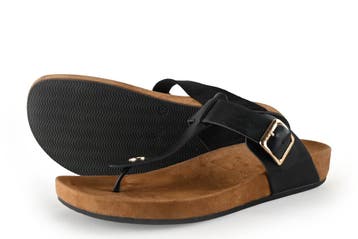 Graceland Slippers in maat 40 Zwart, Slippers, Verzenden, Zwart, Zo goed als nieuw