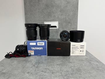 Tamron, Minolta, Sigma, Canon Mixed DSLR Zoom Lens Selection, Nieuw