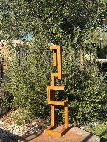 Ana Lucia B.M - Sculpture Corten - XL - No Reserve