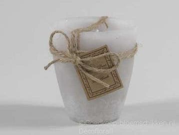 Tuinkaars garden candle smal rustiek 24 uur light grey 80x90, Ophalen of Verzenden, Nieuw